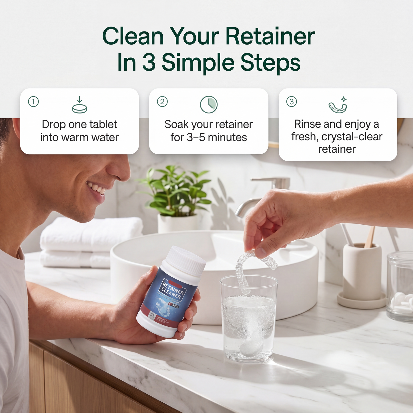 Retainer Cleaner Tablets